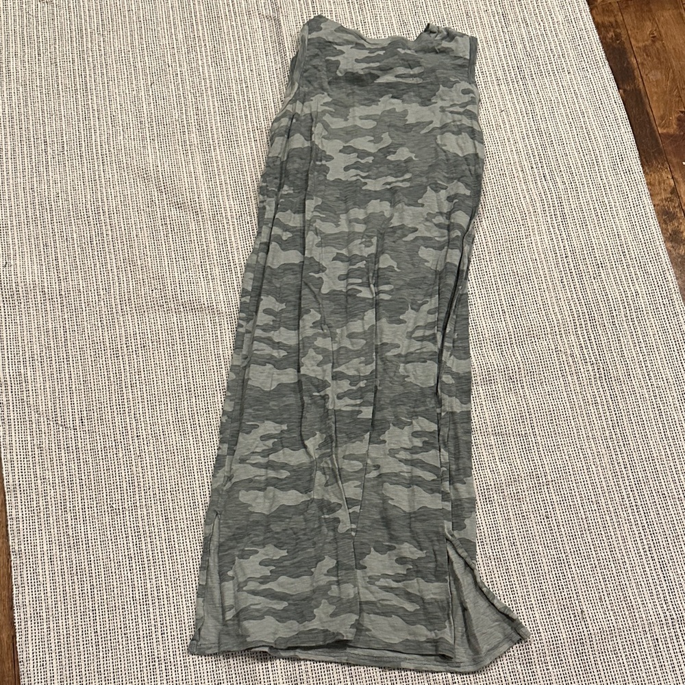 Universal Thread Gray Camo Maxi Dress